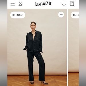 Djerf Avenue On the go pants / ash / size small